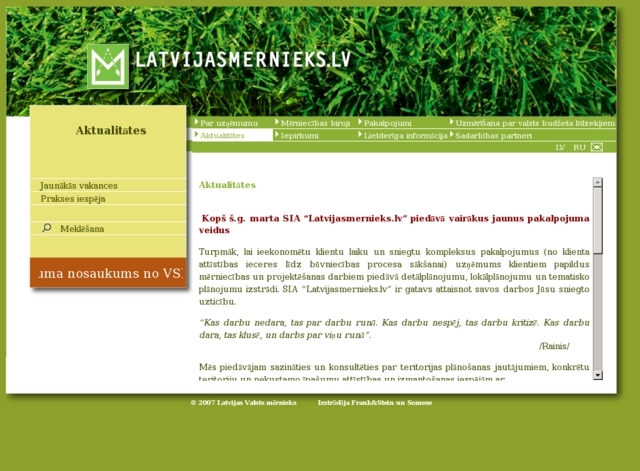 Latvijas Valsts mērnieks, SIA